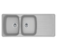 Lavello da Cucina 2 Vasche Reversibile ad Incasso 116X50 cm in Fragranite Modell