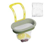 Lavello da cucina Cappellino - 6,5x3,7x5,87 pollici di cattura dei rifiuti per filtraggio dei rifiuti, prevenzione dello zoccolo con sacchetti da 50 maglie, strumento filtro per bucce di tè, resti di