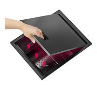 Lavello da Cucina con Coperchio Lavello a Scomparsa in Acciaio Inossidabile Nakajima Invisibile Piccolo Piatto a Fessura Singola (Size : 32x39cm)