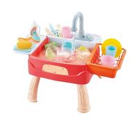 Lavello Da Cucina Giocattolo - Lavello Per L'acqua Della Cucina Per Bambini | Fai Finta Il Lavaggio Del Gioco Impostato Per I Più Piccoli | Lavello Giocattolo Automatico Per Ciclo D'acqua | Ruolo Educ
