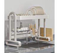 Lavello da cucina in acciaio inox multifunzione scolapiatti scolapiatti da banco scolapiatti sopra il lavello accessori da cucina per risparmiare spazio efficiente