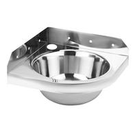 Lavello da Cucina Lavello a Parete Piccolo Lavabo ad Angolo Lavamani in Acciaio Inossidabile Installazione Facile Lavello per Camper, Lavello Multiuso, per Cucine Bar (26cm / 10.2in -1)