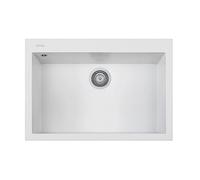 Lavello da cucina PLADOS ON7610 vasca singola Bianco Opale