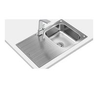 Lavello da cucina top-mounted Teka Universe 45 T-XP 1C 1E acciaio inox rettangolare 1 vasca 790 mm x 500 mm