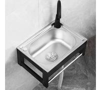 Lavello Da Esterno Lavello Da Cucina, Lavabo Professionale Sospeso A Paretecon Filtro E Rubinetto, Antiruggine E Resistente All'usura, Per Garage Ristorante Cucina Lavanderia, Lavabo Esterno