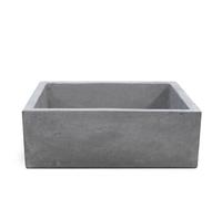 Lavello Da Giardino Acquaio In Cemento Moderno 45x35x16 Madrid Nero KAM