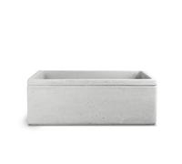 LAVELLO DA GIARDINO "LISBONA" GRIGIO, 50X40X18 CM - KAM