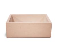 Lavello da Giardino Senza Rubinetto in Cemento Granulato di Marmo Madrid Rosa