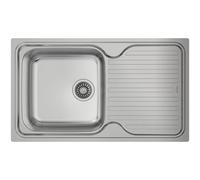 TEKA - Lavello da Incasso in Acciaio Inox con 1 Vasca Dimensioni 86 x 50 cm - SPEDIZIONE GRATUITA