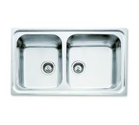 Lavello da Incasso Teka 10119021 Classic 2C Acciaio Inox 2 Vasche 90cm Lavello da Incasso Teka 10119021 Classic 2C Acciaio Inox 2 Vasche 90cm