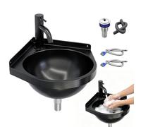 Lavello da parete, rubinetto angolare in acciaio , lavabo ad angolo, per casa, ingresso, lavanderia, giardino, patio, appartamento, bagno, fango