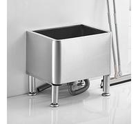 Lavello da pavimento Mop Lavello in Acciaio Inox Mop Bacino di Servizio Lavanderia Commerciale Slop Sink Utility Vasca Mop Kit Piscina per Cucina Ristorante