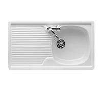 LAVELLO DI APPOGGIO CERAMICA CON 1 VASCHETTA LINPHA 80 X 45 cm DX SX