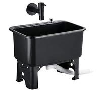 Lavello di servizio resistente per bagno, lavanderia, garage, vasca per mocio e scarico WC esterno per approfondimento di negozi, seminterrati, bar