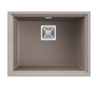 Lavello Elleci Incasso 1 vasca 56x43,8 Karisma 105 Sottotop Granitek Grigio Tortora LGK10543BSO