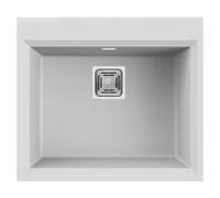 Lavello Elleci Incasso Cucina 1 Vasca 57x50 Karisma 105 Bianco LGK10568