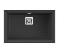Lavello Elleci Incasso Cucina 1 Vasca 69x43,8 Karisma 120 Nero LGK12040BSO