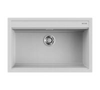 Lavello Elleci Incasso Cucina 1 Vasca 79x51 Best 130 Grigio Aluminium LMB13079