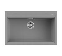 Lavello Elleci Incasso Cucina 1 Vasca 79x51 Best 130 Grigio Cemento LGB13048