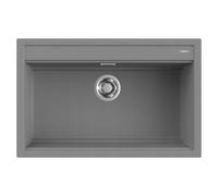 Lavello Elleci Incasso Cucina 1 Vasca 79x51 Best 130 Grigio Titanium LMB13073