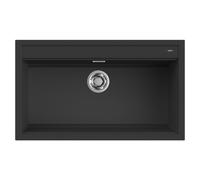 Lavello Elleci Incasso 1 vasca 86x51 Nero Best 360 Granitek Nero Full Black LGB36040