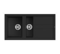 Lavello Elleci Incasso Cucina Best 1 Vasca ½ LKB47586NA 100x51 Nero