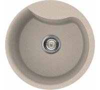 Lavello Elleci Incasso Cucina Ego 1 Vasca LGEROU51NA Ø 48,5 Avena