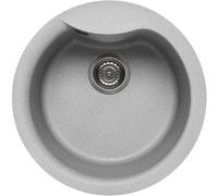 Elleci Ego Round LMEROU73 - Lavello una vasca in Metaltek (M73 Titanium) - Su ordinazione in 2-3 settimane