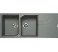 Lavello Elleci Incasso Cucina Ego 2 Vasche LME50073NA 116x50 Titanium
