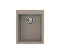 Lavello Elleci Incasso Cucina Quadra 1 Vasca LGQ10043NA 41x50 Tortora