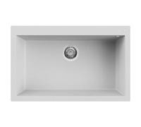 Elleci Quadra 130 LGQ13068 Lavello incasso 79 x 50 - granitek - bianco