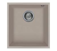 Lavello Elleci Incasso Sottotop Quadra 1 Vasca LGQ10043BSONA 38x44 Tortora