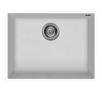 Lavello Elleci Incasso Sottotop Quadra 1 Vasca LGQ11068BSONA 58x44 Bianco Titano