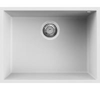 Lavello Elleci Incasso Sottotop Quadra 1 Vasca LKQ11096BSO 58x44 Bianco