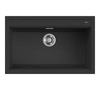 Lavello Elleci Incasso Cucina 1 Vasca 79x51 Best 130 Nero LGB13040