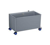 Lavello For Mocio In Plastica Commerciale, Lavello Da Pavimento Profondo E Di Grande Capacità,Adatto For Cucine/ristoranti/spazi Commerciali(Gray,L)