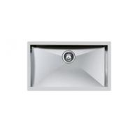Foster Vasca Quadra 710 Rag.S/Top Inox - 1217850 Lavello Incasso | Acciaio inox, vasca squadrata, spessore maggiorato