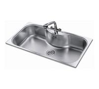 Foster 1555 600 1555600 Lavello incasso cm. 97 - acciaio spazzolato 1 vasca