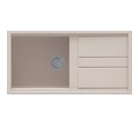 Elleci Best 480 LGB48051 Lavello incasso 100 x 51 - granitek - avena - gocciolatoio reversibile