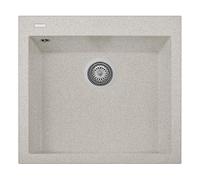 Lavello fragranite cucina PLADOS ON5610 vasca singola colore Arena