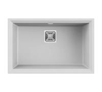 Lavello Elleci Incasso 1 vasca 69x43,8 Karisma 120 Sottotop Granitek Bianco LGK12068BSO