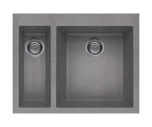 LAVELLO FRAGRANITE ELLECI LGQ15048 CEMENTO#CONSEGNA IN 3 SETTIMANE#