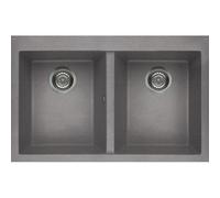 LAVELLO FRAGRANITE ELLECI LGQ35048 CEMENTO#CONSEGNA IN 3 SETTIMANE#