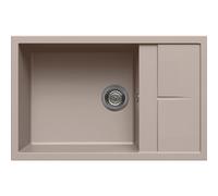 ELLECI LGU31043 | Lavello da incasso GRANITEK UNICO 310 | Colore : Tortora