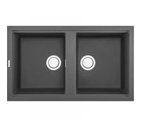 LAVELLO FRAGRANITE ELLECI LKB45099 DARK GREY#CONSEGNA IN 3 SETTIMANE#