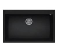 Elleci LKQ13086 Quadra 130 Lavello 1 vasca in Keratek Nero ( K86 Kera )