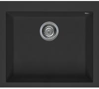Lavello Fragranite Elleci Quadra 1 Vasca LGQ10540NA 57x50 Nero Full Black G40