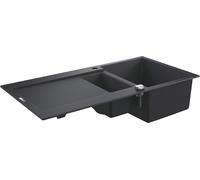 Grohe K500 lavello da cucina, 31646AP0, K500 K500 granito nero [Lavelli da Cucina > per Base Sottolavello a partire da 60 cm]