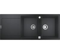 Lavello Cucina Grohe K500 1160x500x200mm Granito Nero