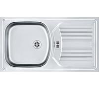 Lavello Franke in acciaio inox 78 x 43,5 cm reversibile mobiletto da 45 cm